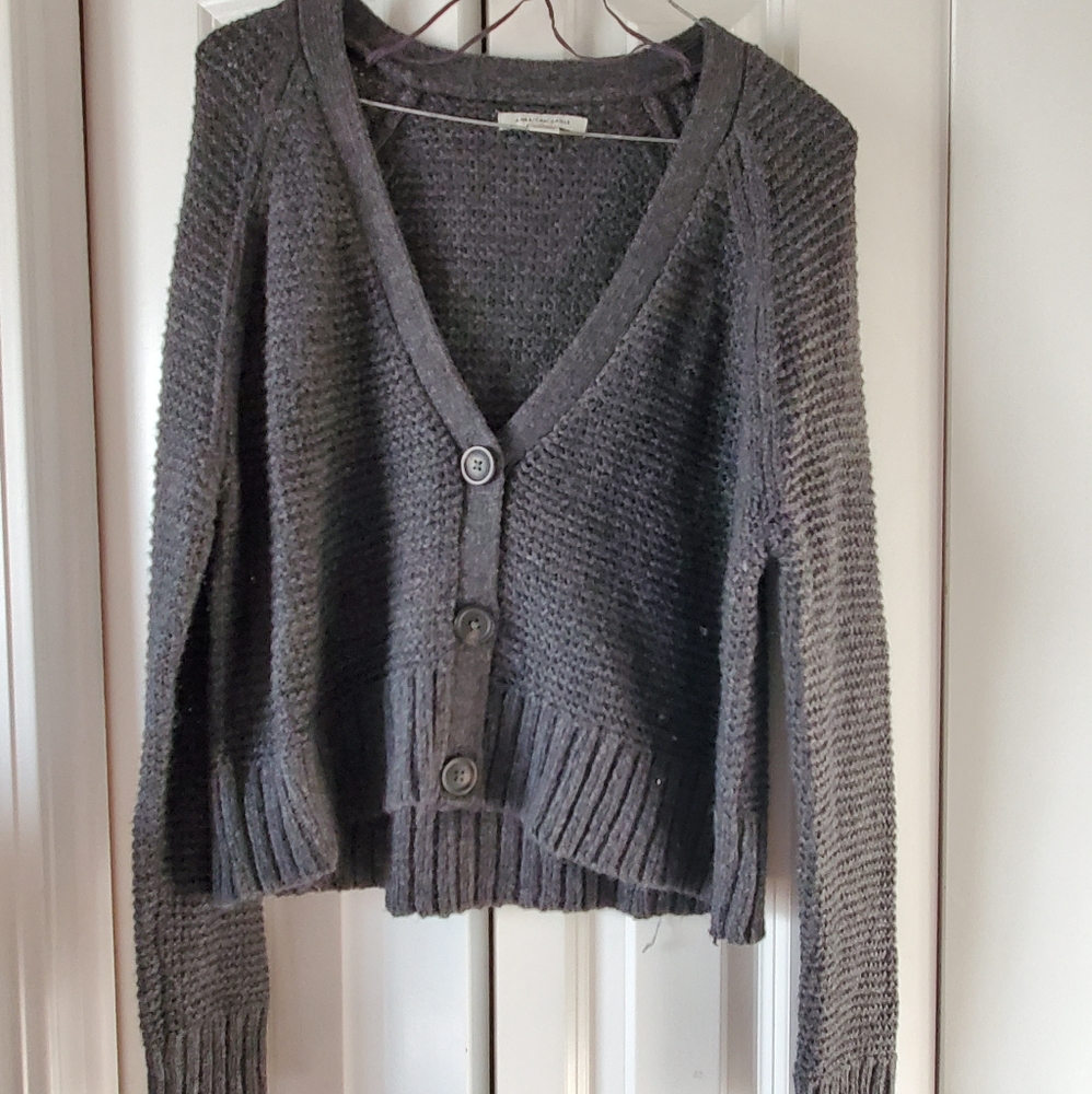 Grey cardigan